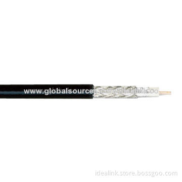 Coaxial Cable, CATV Wire and PVC Jacket, Copper/CCS Conductor, 1,000-foot Length